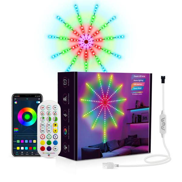 Quality DIY APP Music Remote Pixel LED Light Strip Firework Dream Color For Christmas for sale