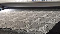 China 100% nylon lace Laser Cutting Machine for Knitted Lace Fabric Edges JHX-160100 S factory