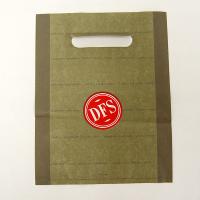 Quality Foldable Die Cut Plastic Handle Bags Regenerative LDPE / HDPE Printed for sale