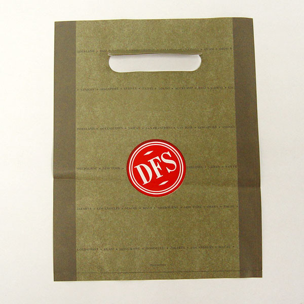 Quality Durable Die Cut Plastic Handle Bags Tearproof PE Regeneration for sale