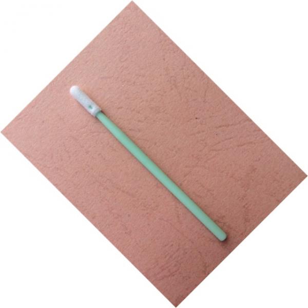 Quality Small Green Stick ESD Safe Swabs , Open Cell Cotton Tipped Swabs TX742B for sale