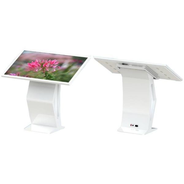 Quality 55 inch Touch Screen Monitor Kiosk Stand Android System Interactive Computer Display for sale