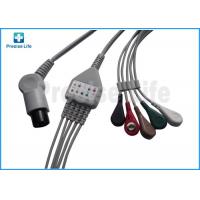 China Normal use Round 6 pin one piece type ECG Monitor Cable 3.6 meters for patient monitor factory