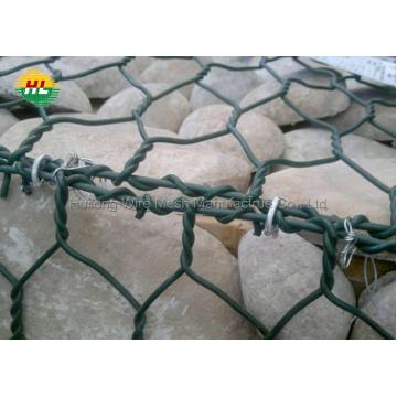 Quality Vinyl Coated Gabion Wall Baskets 60x80mm Opening Corrosive resistant materials for sale