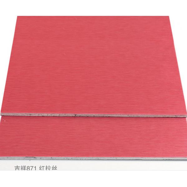 Quality 3mm Mould Proof Brushed 1220*2440mm Alu Composite Panel for sale