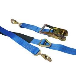 Quality 3000KG 1.5 Inch Twisted Flat Hook Tie Down Straps for sale