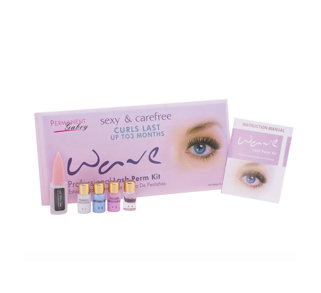 Pink Large Wave Eyelash Perm Kit Three Sizes Perm Rod Lash Lifting