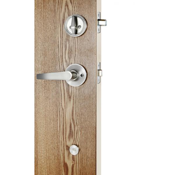 Quality Antique Door Handles Zinc Alloy Fits Right / Left Handed Doors With Interior for sale
