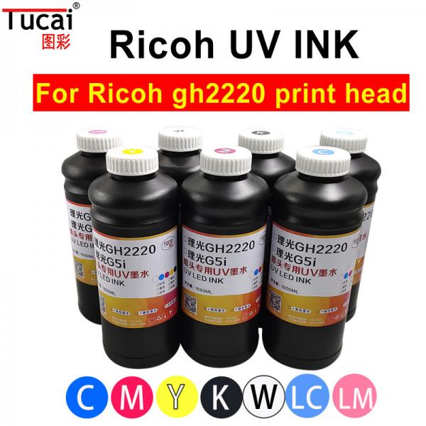 Quality 1000ML/Bottle UV Printer Ink For Uv Printer Ricoh GH2220 Printhead for sale