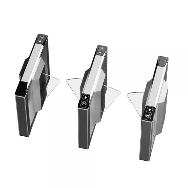 Quality Access Control System Flap Barrier Turnstile Gate With Face Recognition for sale