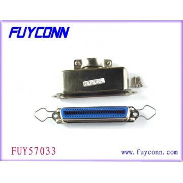 Quality 32 pairs 64 Pin Centronics Connector Male IDC Crimping Connector with 45 degree for sale
