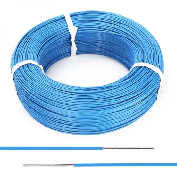 Quality Blue Color PFA Insulated Wires16 18 14 Gauge Solid Core Wire High Temp Wire for sale
