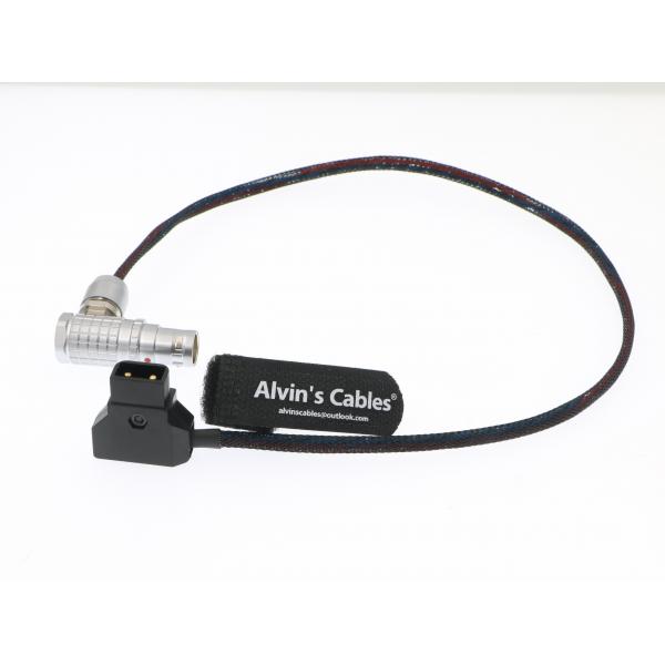 Quality Flexible Light Arri Alexa Mini Camera Power Cable 8 Pin Right Angle to PTAP Dtap for sale