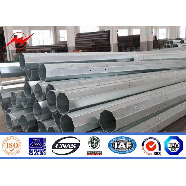Quality Polygonal Electrical Power Pole Steel Utility Poles 50 Years Life Time for sale