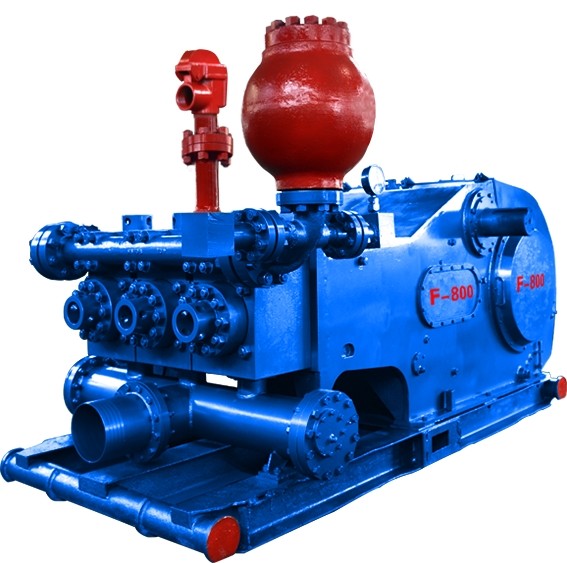 Quality ISO9001 800hp Triplex Mud Pump Well Drilling 150 SPM for sale