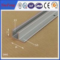 China Poster rail aluminium, very cheap aluminium profile anodized aluminium rails extrusion factory