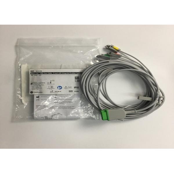 Quality 3 Lead ECG Trunk Cable 2106309-002 With Intergrated Grabber Leadwire 12FT for sale