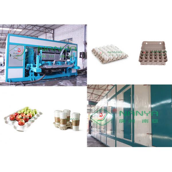 Quality Fast Automatic Paper Egg Crate Making Machine Vacuum Suction Forming Type for sale