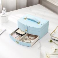 China Multi Layer Clamshell Ornaments Storage Box Large Capacity For Hairpin Earrings Necklace factory