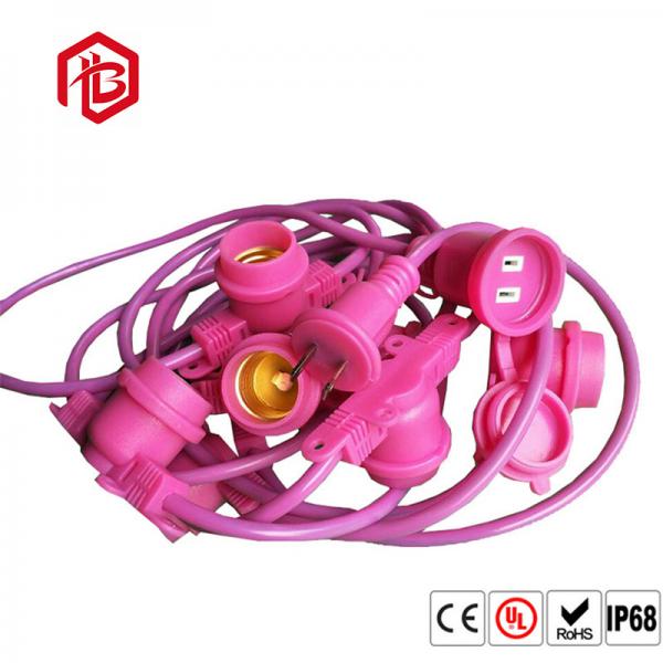 Quality Pink Green Hanging String Light Plastic 300V  E27 Lamp Holder for sale