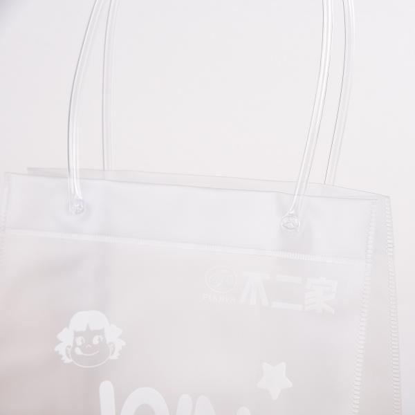 Quality Logo Pvc Transparent Tote Bag For Sale Stand Up Pouch Recycled Materials for sale