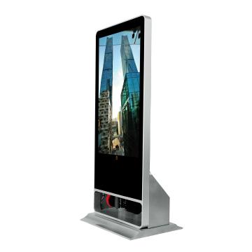 Quality Shoe Polisher Standing Kiosk 55 Inch Digital Signage Advertising for sale