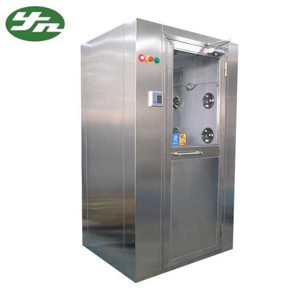Quality 2 Blow Sides Cleanroom Air Shower Unit Stianless Steel 304 With Combination Lock for sale