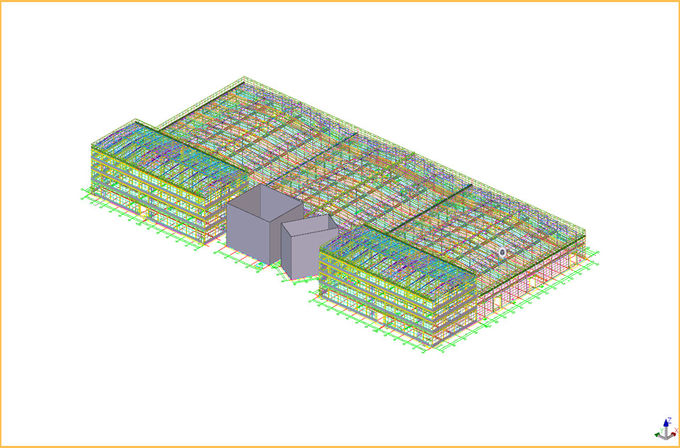 Q355B Grade Prefabricated Steel Structure Construction Columbia Hockey Stadium 3