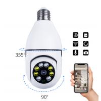 Quality 1080P Wifi Light Bulb Security Camera Auto Tracking Night Vision With E27 Socket for sale