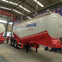 China V shape silo bulk cement tanker trailer 50ton factory