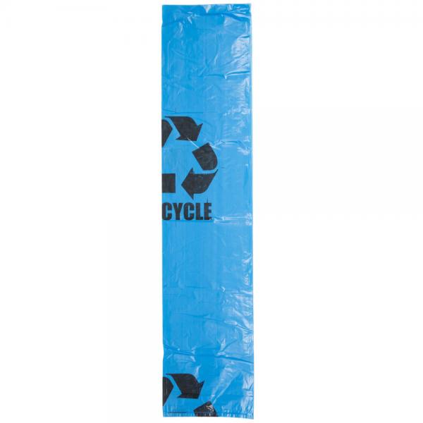 Quality Recycled Blue Plastic Garbage Bags 1.2 Mil 40 - 45 Gallon Environmental Friendly for sale
