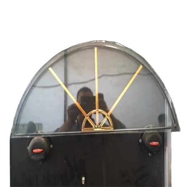 Quality Arched Gold Windows Colonial Bars In Double Glazing Decorative Hardware for sale