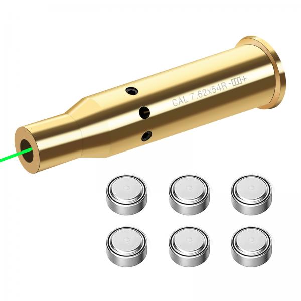 Quality 7.62x54 Rifle Green Laser Bore Sight Brass Class IIIA With 3 Sets Of Batteries for sale