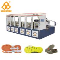 China CE SGS 6 Stations Rubber Shoe Sole Making Machine 1-2 Color 2 Years Gurantee factory