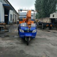 China Tricycle Hydraulic Truck Mounted Crane , 3- 5 Ton Lifting Mobile Truck Crane factory