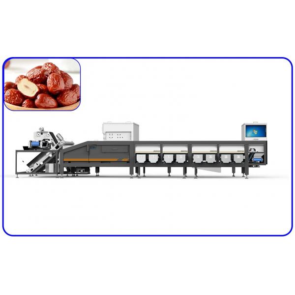 Quality 16 Channel Agricultural Product Sorter 2 T/H Automatic For Red Dates for sale