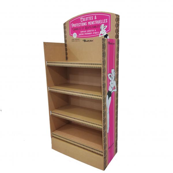 Quality Biodegradable Cardboard Counter Display Corrugated Pop Up Store Display for sale
