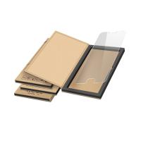 China Custom Oem Recyclable Kraft Custom Printed Tempered Glass Screen Protector Retail Packaging Box for sale