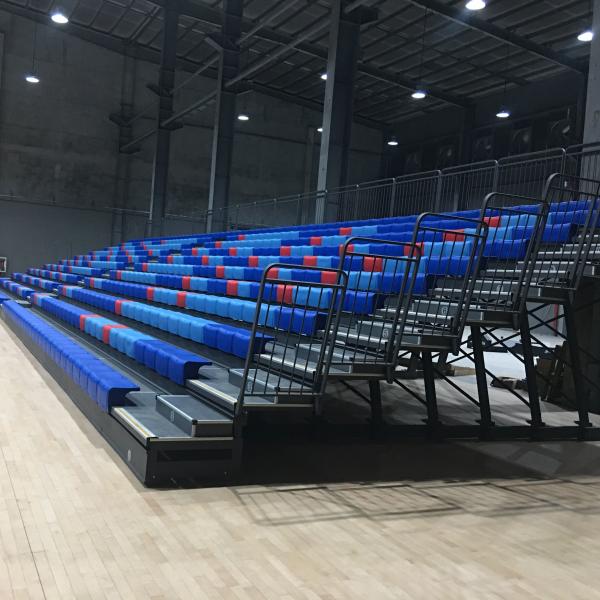 Quality HDPE Material Audience Systems Retractable Seating For Fixed Grandstand for sale