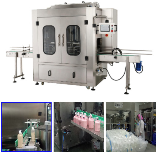 Quality 1.5KW Automatic Volumetric Liquid Filling Machine 500~1000 Ml Capacity for sale
