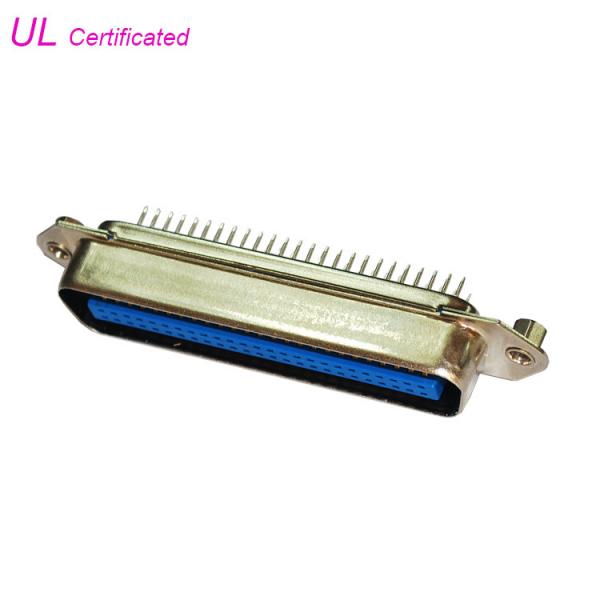 Quality Champ PCB Straight Angle Plug 50 Pin Centronics Connector Certicified UL for sale