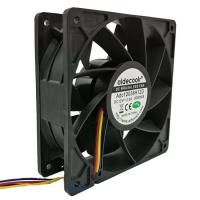 Quality Practical Brushless Energy Efficient Cooling Fan , PBT 4 Wire Radiator Fan for sale