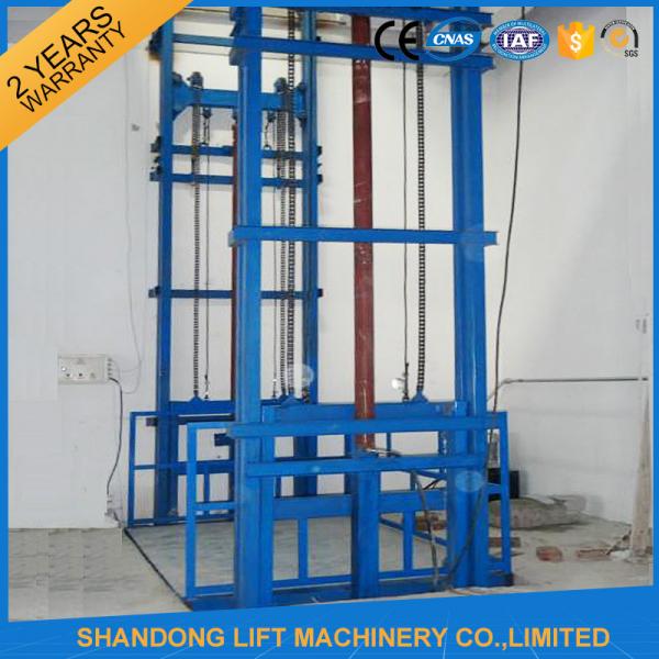 Quality 1.2 ton 6m Warehouse Vertical Hydraulic Elevator Lift Platform for Cargo Loading for sale