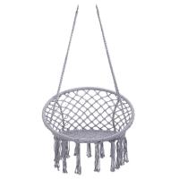 China Swing Max 330 Pounds Outdoor Hanging Swing Cotton Hammock Chair factory