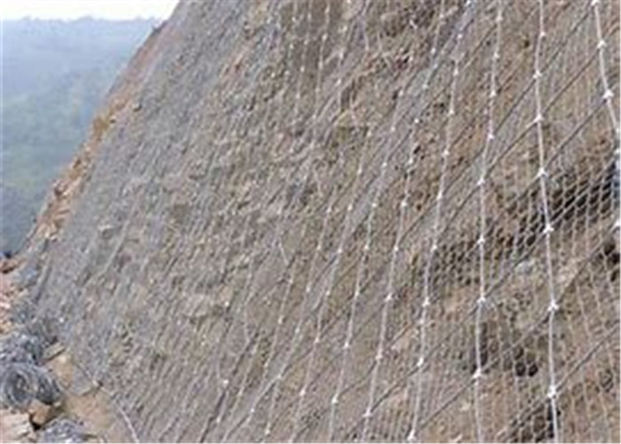 China Galvanized Steel Wire Defend Slope Fence Mesh / Protection Wire Mesh Netting For Slope factory