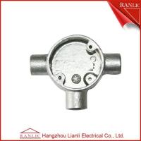 China White Malleable Pipe Fittings 3 Way Junction Box 32mm 40mm For BS4568 GI Conduit factory