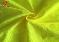 China 100% Polyester Breathable Fluorescent Material Fabric / Mesh Fabric For Vests factory