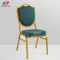 China Stackable Hotel Banquet Hall Chairs Indoor Metal Standard Banquet Chairs factory