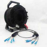 China Portable Field Deployable Tactical Fiber Optic Cable Reel 500 Meter factory