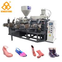 Quality 12 Stations Single Color Injection Molding Machine , Rotary Sandal Making for sale